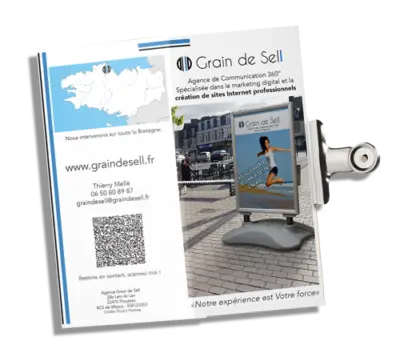 Plaquette de communication pour les entreprises à paimpol